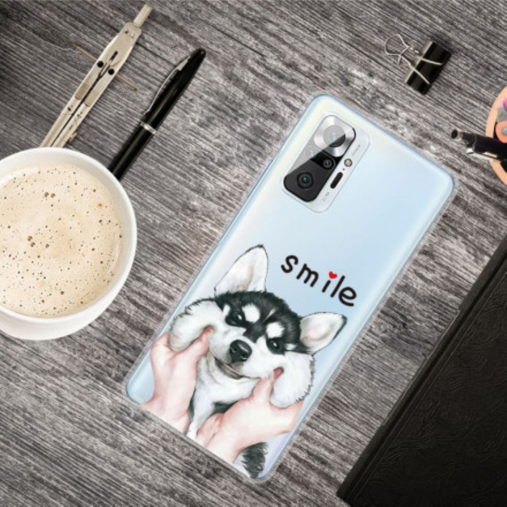 Handyhülle Für Xiaomi Redmi Note 10 Pro Lächle Hund