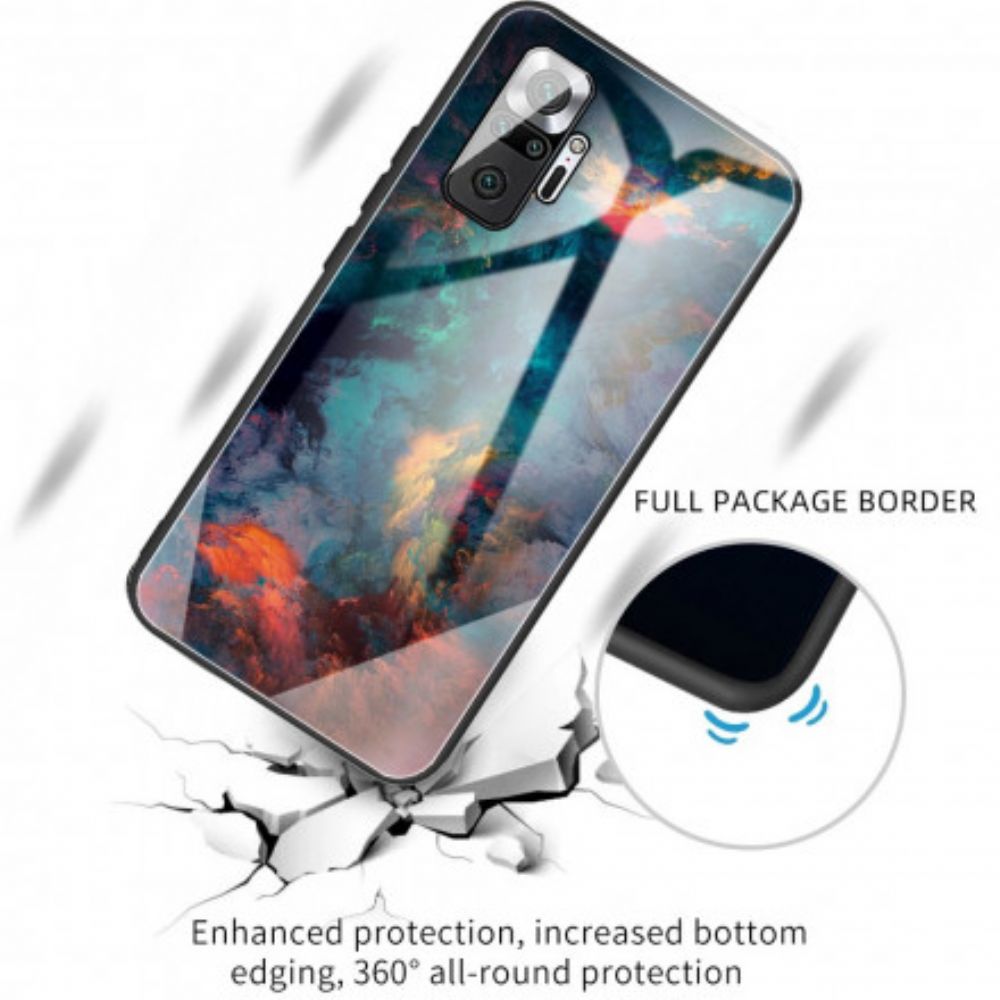 Handyhülle Für Xiaomi Redmi Note 10 Pro Sky Tempered Glass