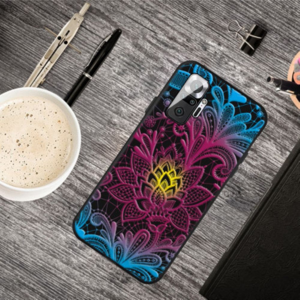 Hülle Für Xiaomi Redmi Note 10 Pro Asiatischer Lotus