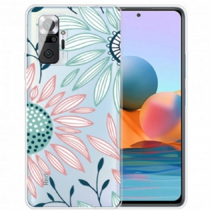 Hülle Für Xiaomi Redmi Note 10 Pro Durchsichtige Blume