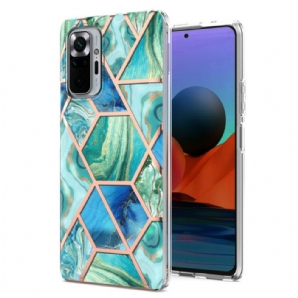 Hülle Für Xiaomi Redmi Note 10 Pro Intensive Geometrie-marmor