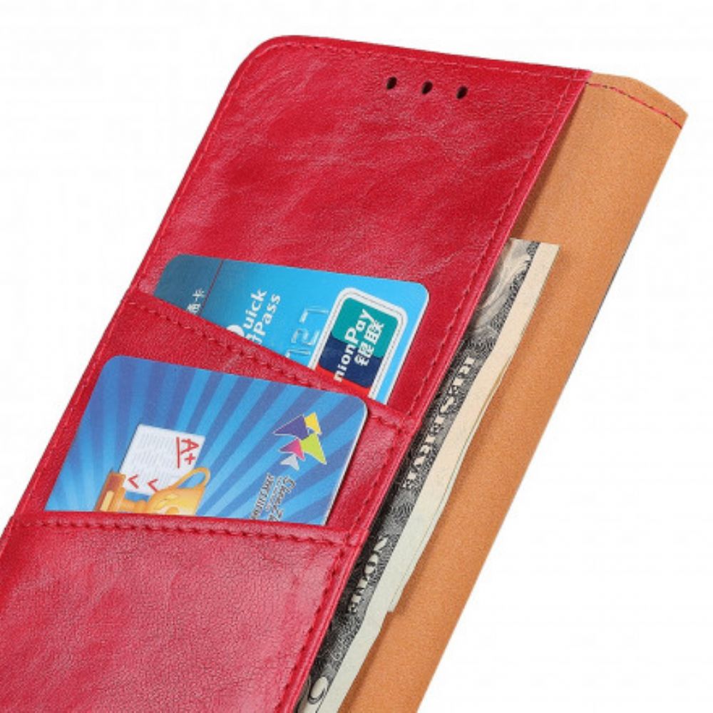 Lederhüllen Für Xiaomi Redmi Note 10 Pro Flip Case Magnetklappe