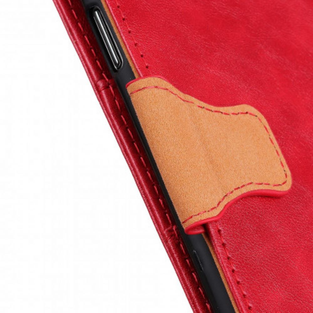 Lederhüllen Für Xiaomi Redmi Note 10 Pro Flip Case Magnetklappe