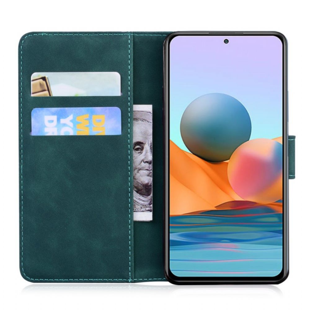 Lederhüllen Für Xiaomi Redmi Note 10 Pro Schmetterlingshaut-touch