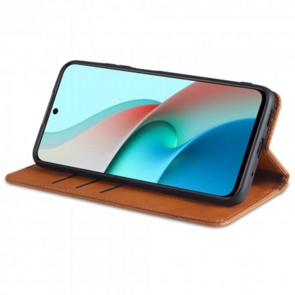 Schutzhülle Für Xiaomi Redmi Note 10 Pro Flip Case Azns-lederstil