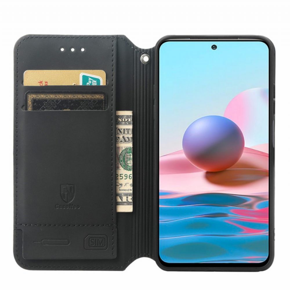 Schutzhülle Für Xiaomi Redmi Note 10 Pro Flip Case Caseneo Rfid-design