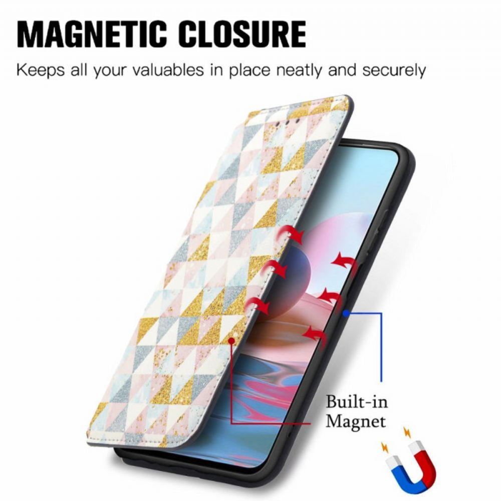 Schutzhülle Für Xiaomi Redmi Note 10 Pro Flip Case Caseneo Rfid-design