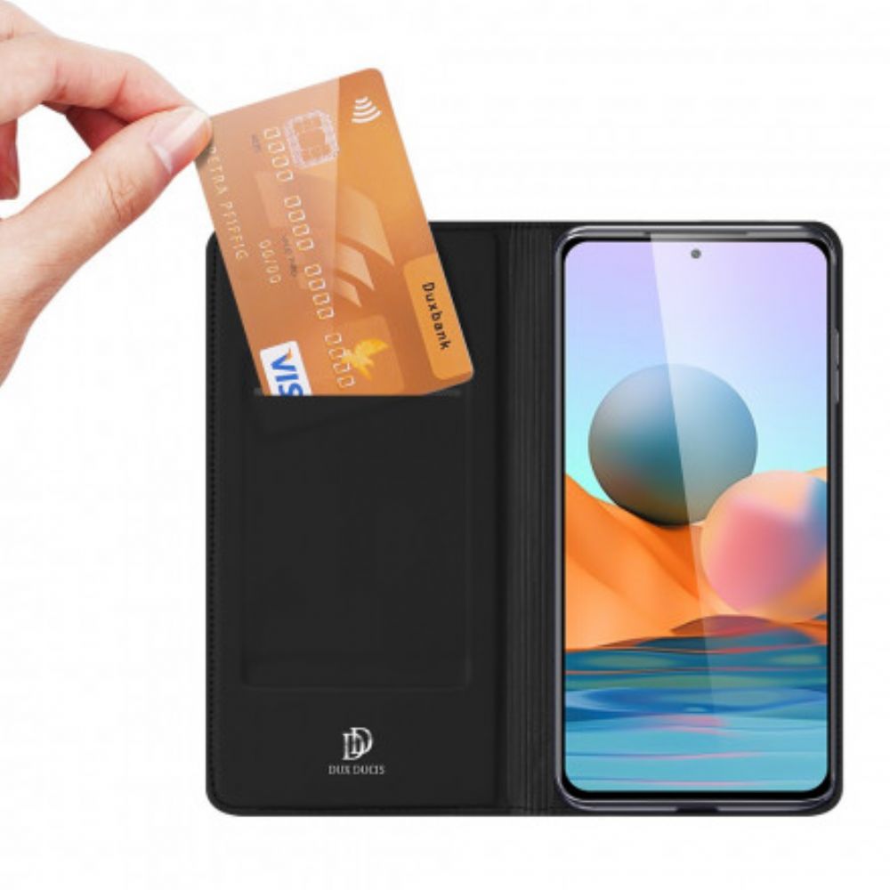 Schutzhülle Für Xiaomi Redmi Note 10 Pro Flip Case Dux Ducis Pro-skin