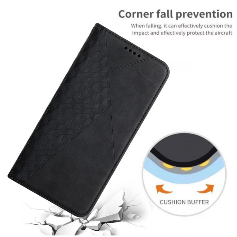 Schutzhülle Für Xiaomi Redmi Note 10 Pro Flip Case Geo-leder-effekt