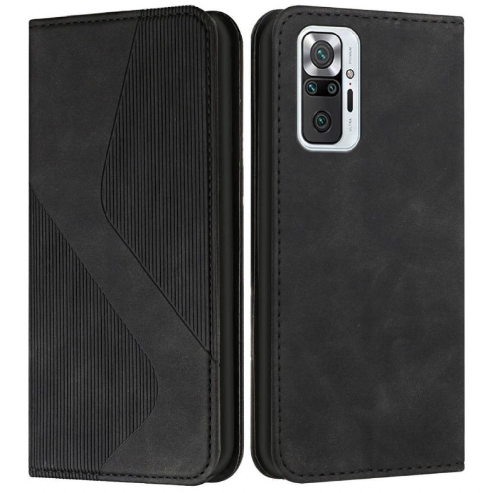 Schutzhülle Für Xiaomi Redmi Note 10 Pro Flip Case Lederoptik Im S-design