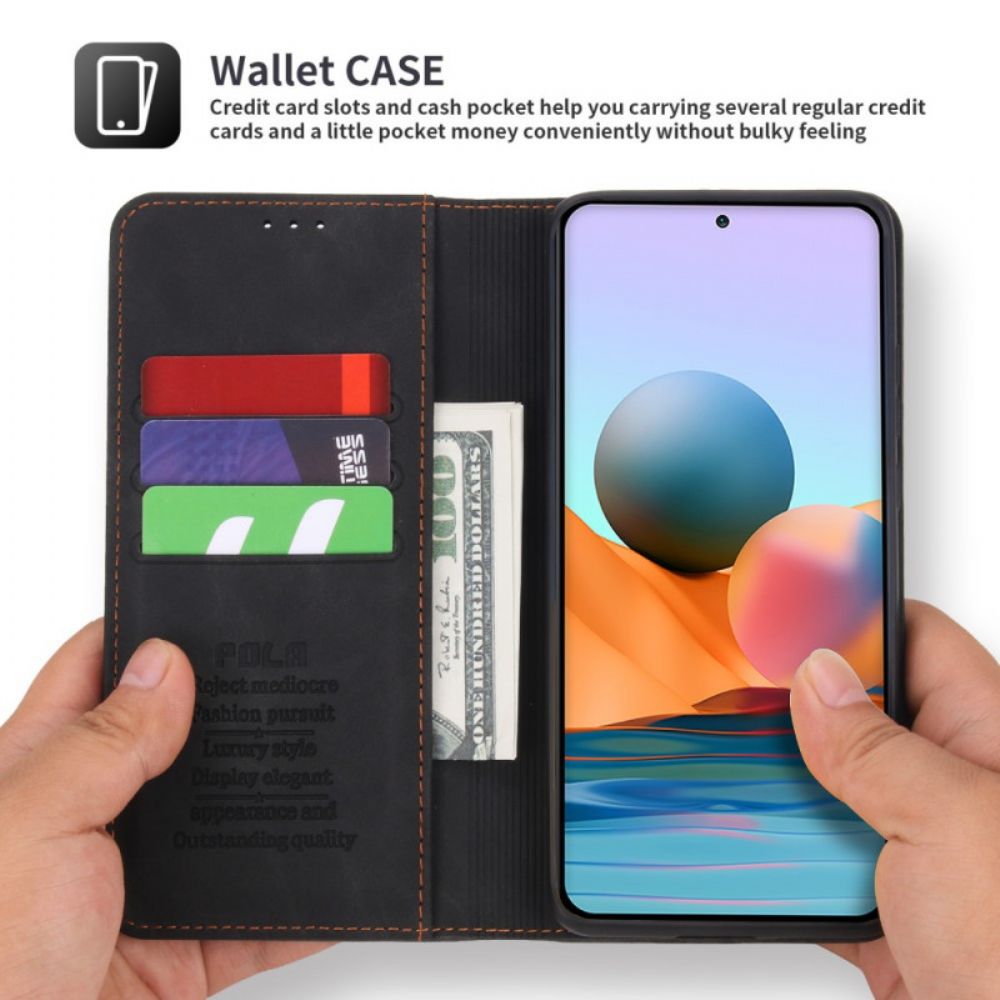 Schutzhülle Für Xiaomi Redmi Note 10 Pro Flip Case Pola Retro