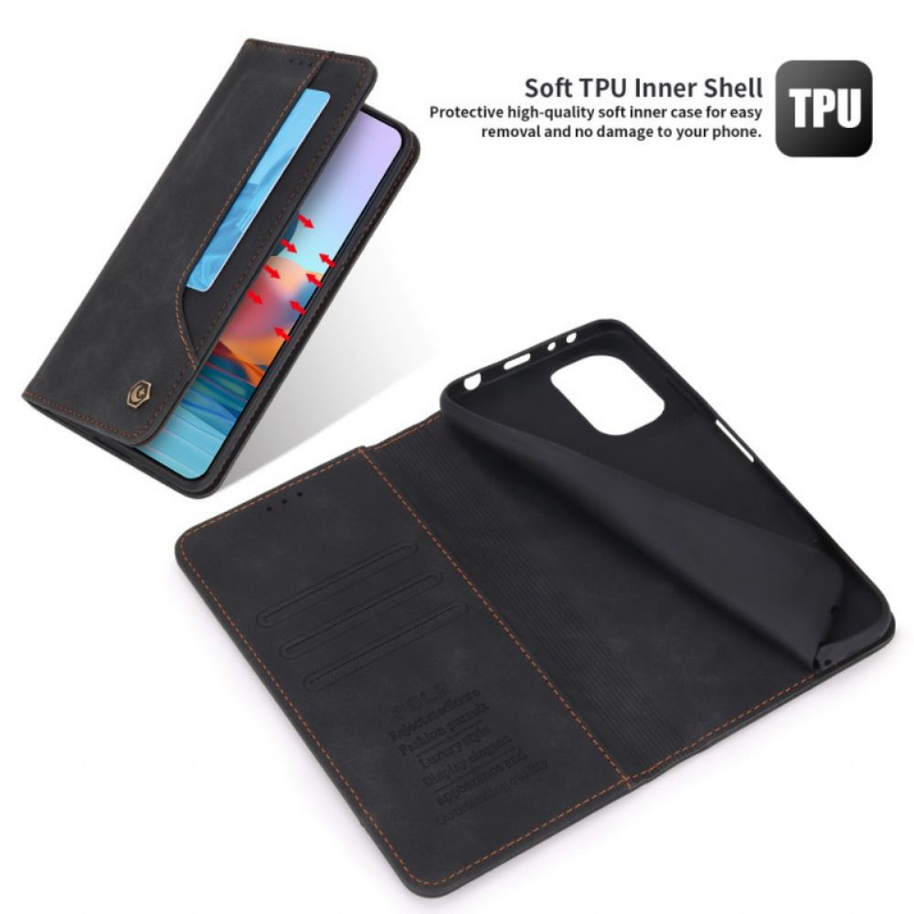 Schutzhülle Für Xiaomi Redmi Note 10 Pro Flip Case Pola Retro