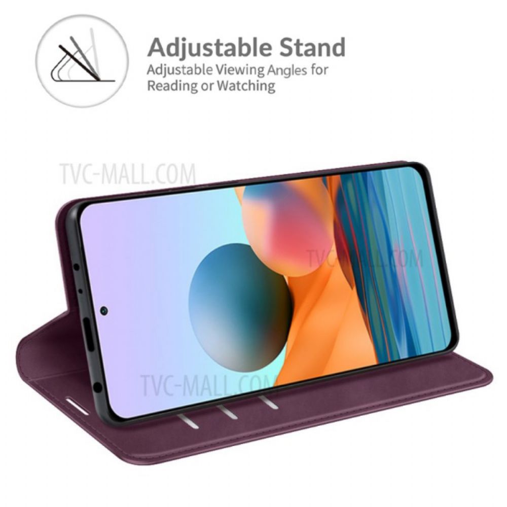 Schutzhülle Für Xiaomi Redmi Note 10 Pro Flip Case Skin-touch Neue Farben