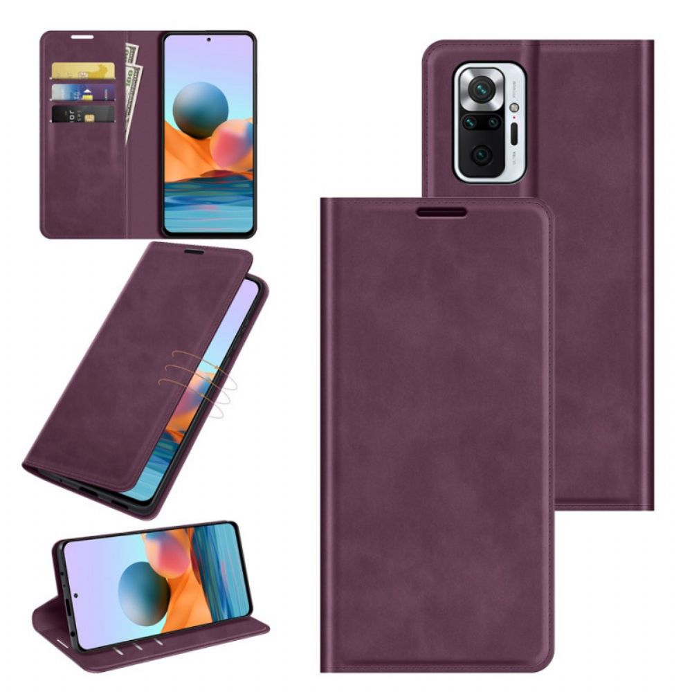 Schutzhülle Für Xiaomi Redmi Note 10 Pro Flip Case Skin-touch Neue Farben