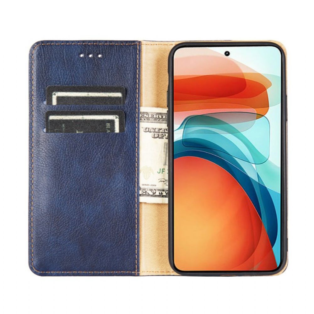 Schutzhülle Für Xiaomi Redmi Note 10 Pro Flip Case Vintage-leder-stil