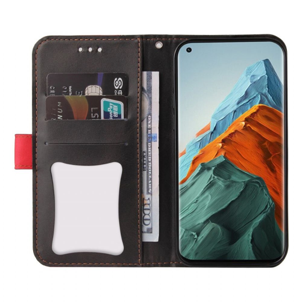 Flip Case Für Xiaomi Mi 11 Pro Zweifarbig