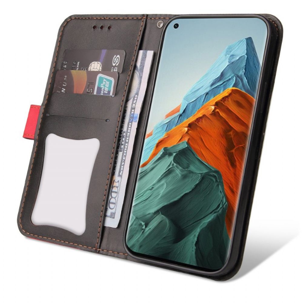 Flip Case Für Xiaomi Mi 11 Pro Zweifarbig