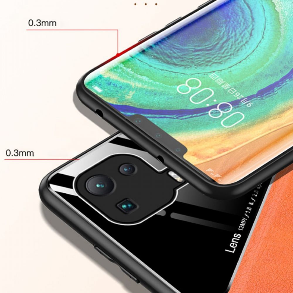 Handyhülle Für Xiaomi Mi 11 Pro Magnetischer Ledereffekt