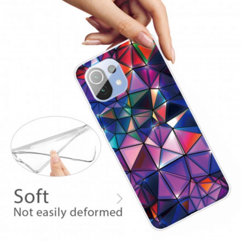 Hülle Für Xiaomi Mi 11 Pro Flexible Geometrie