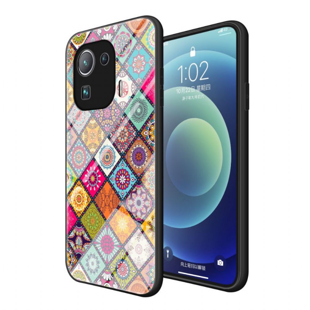 Hülle Für Xiaomi Mi 11 Pro Magnetischer Patchwork-halter