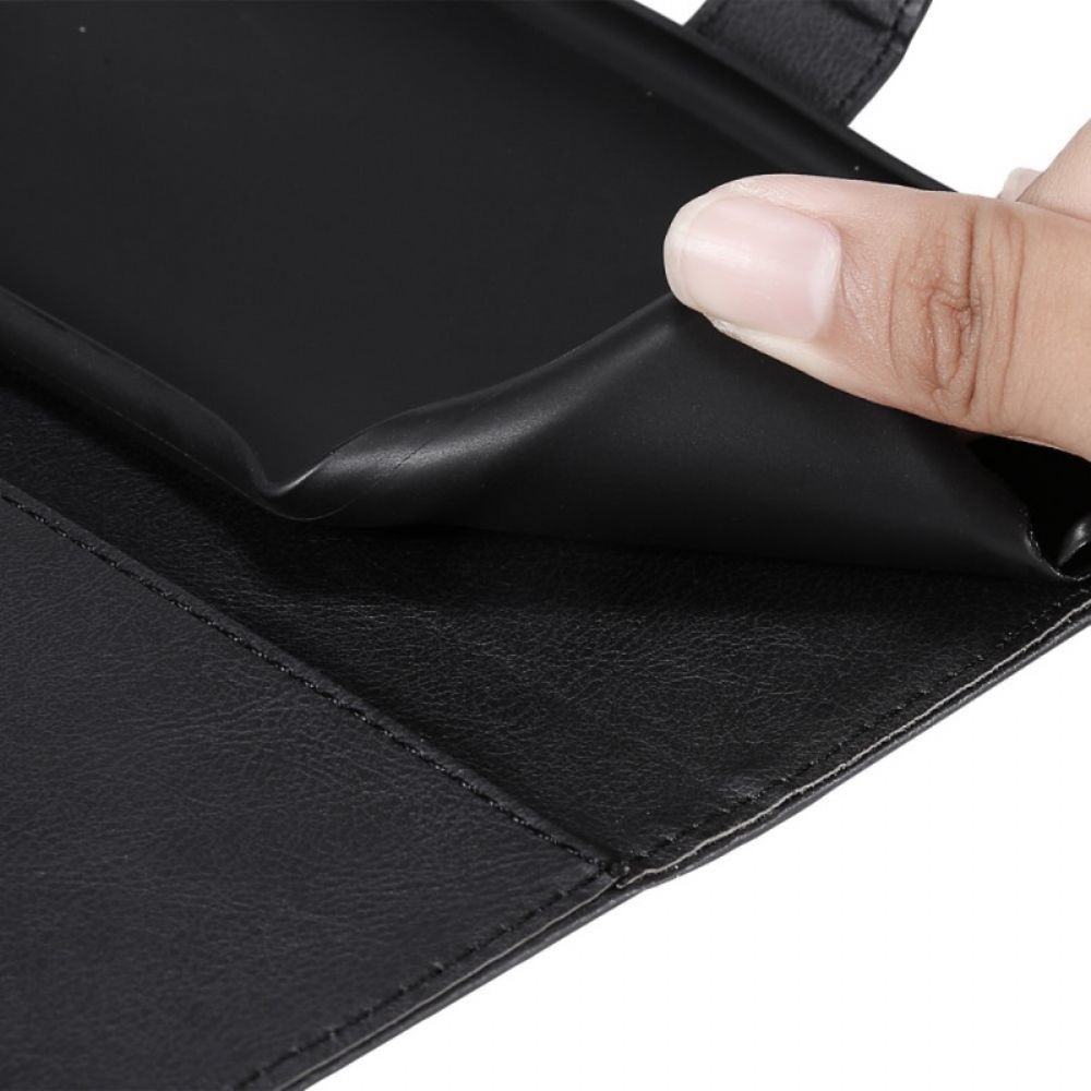 Lederhüllen Für Xiaomi Mi 11 Pro Mit Kordel Armband Der Einfarbigen Serie