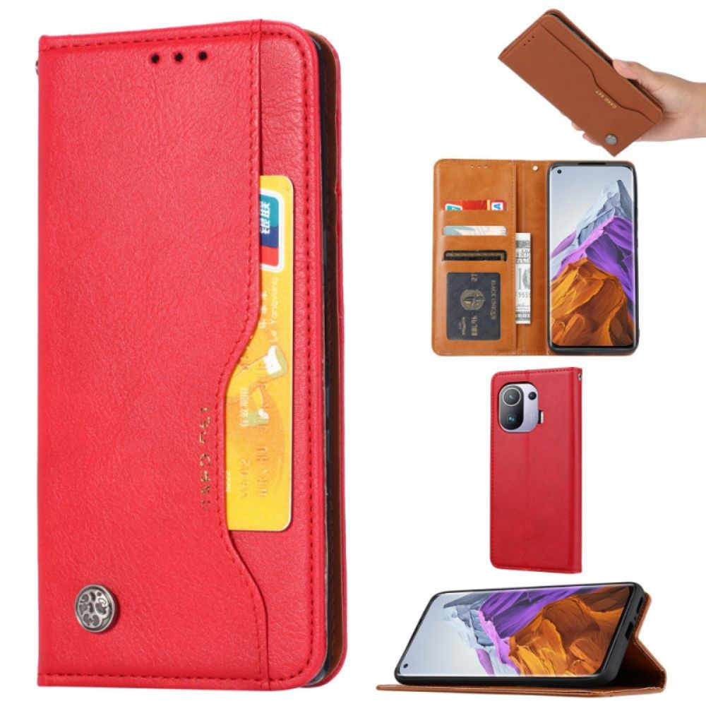 Schutzhülle Für Xiaomi Mi 11 Pro Flip Case Kartenetui Aus Kunstleder