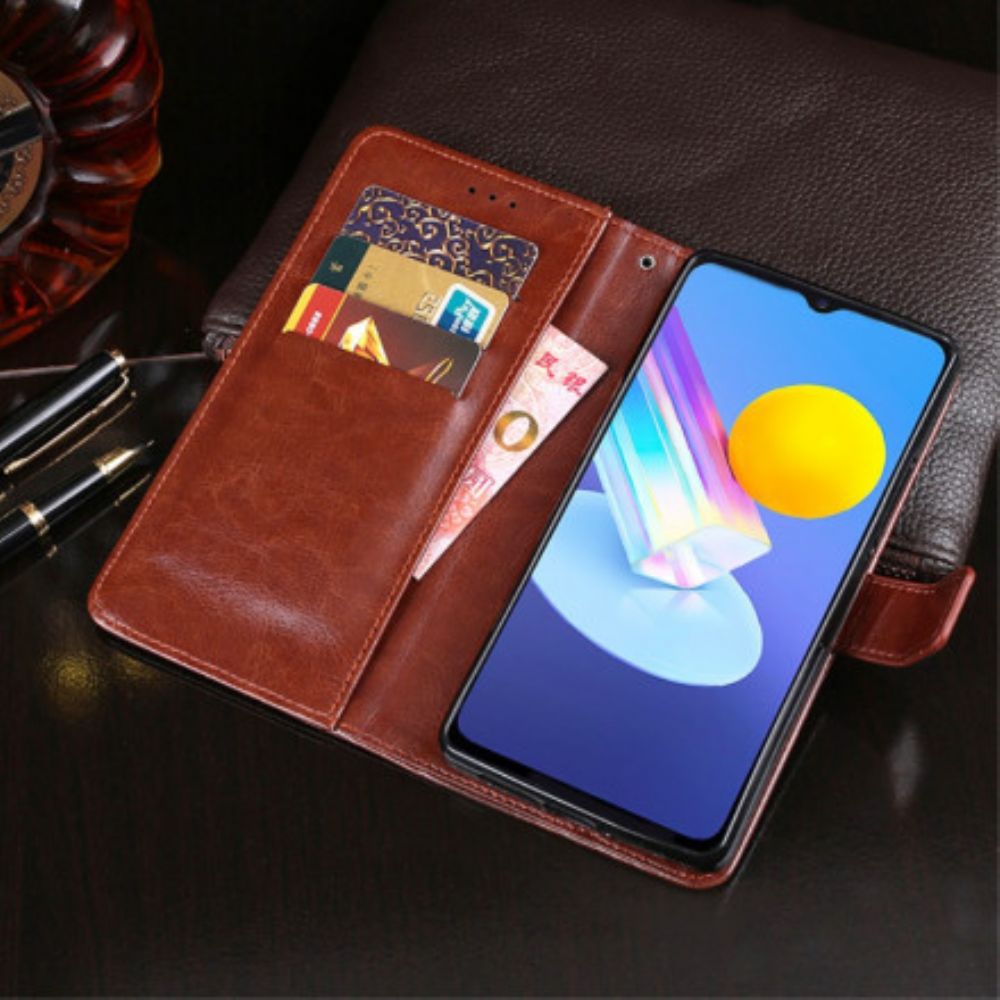 Flip Case Für Vivo Y72 5G Kunstleder Idewei