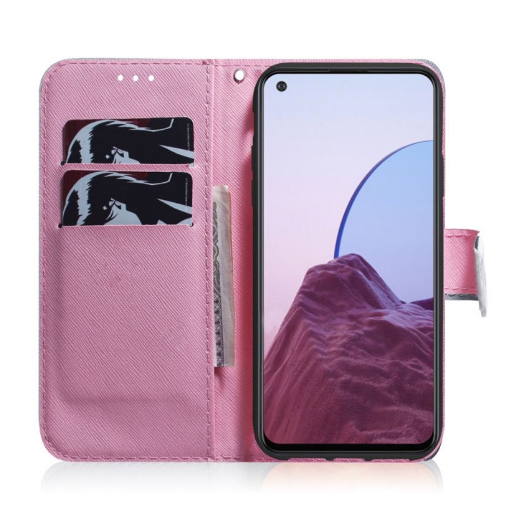 Flip Case Für OnePlus 10 Pro 5G Alte Rosenblüte