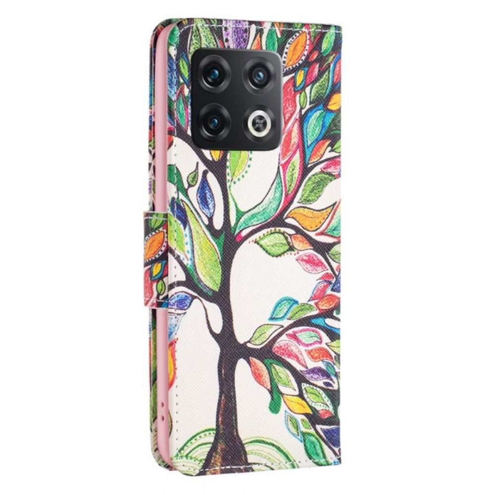 Flip Case Für OnePlus 10 Pro 5G Baum