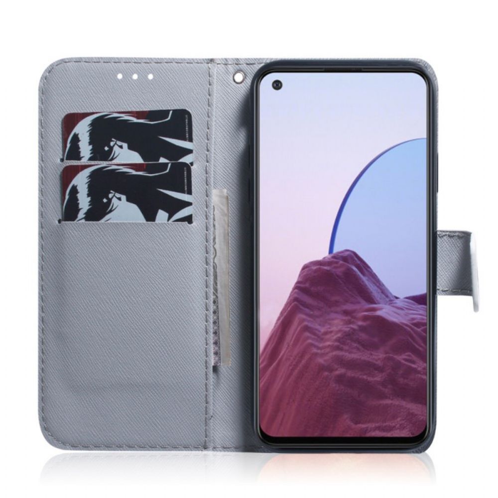 Flip Case Für OnePlus 10 Pro 5G Blühender Ast