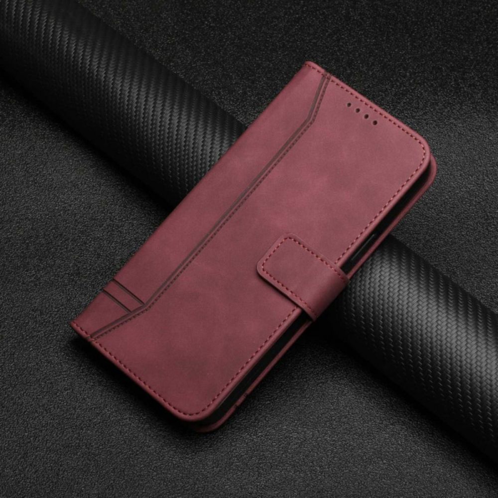 Flip Case Für OnePlus 10 Pro 5G Mit Kordel Lächle Riemchen