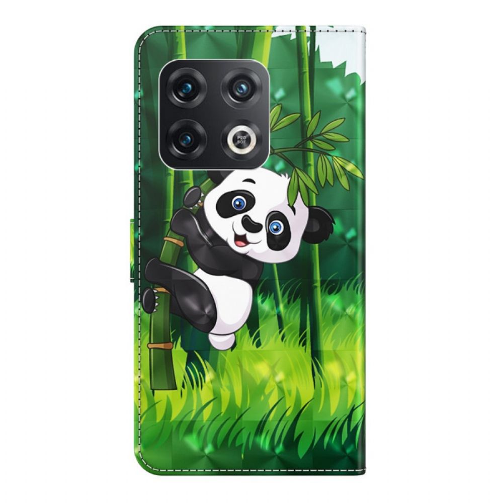 Flip Case Für OnePlus 10 Pro 5G Mit Kordel Tanga-panda