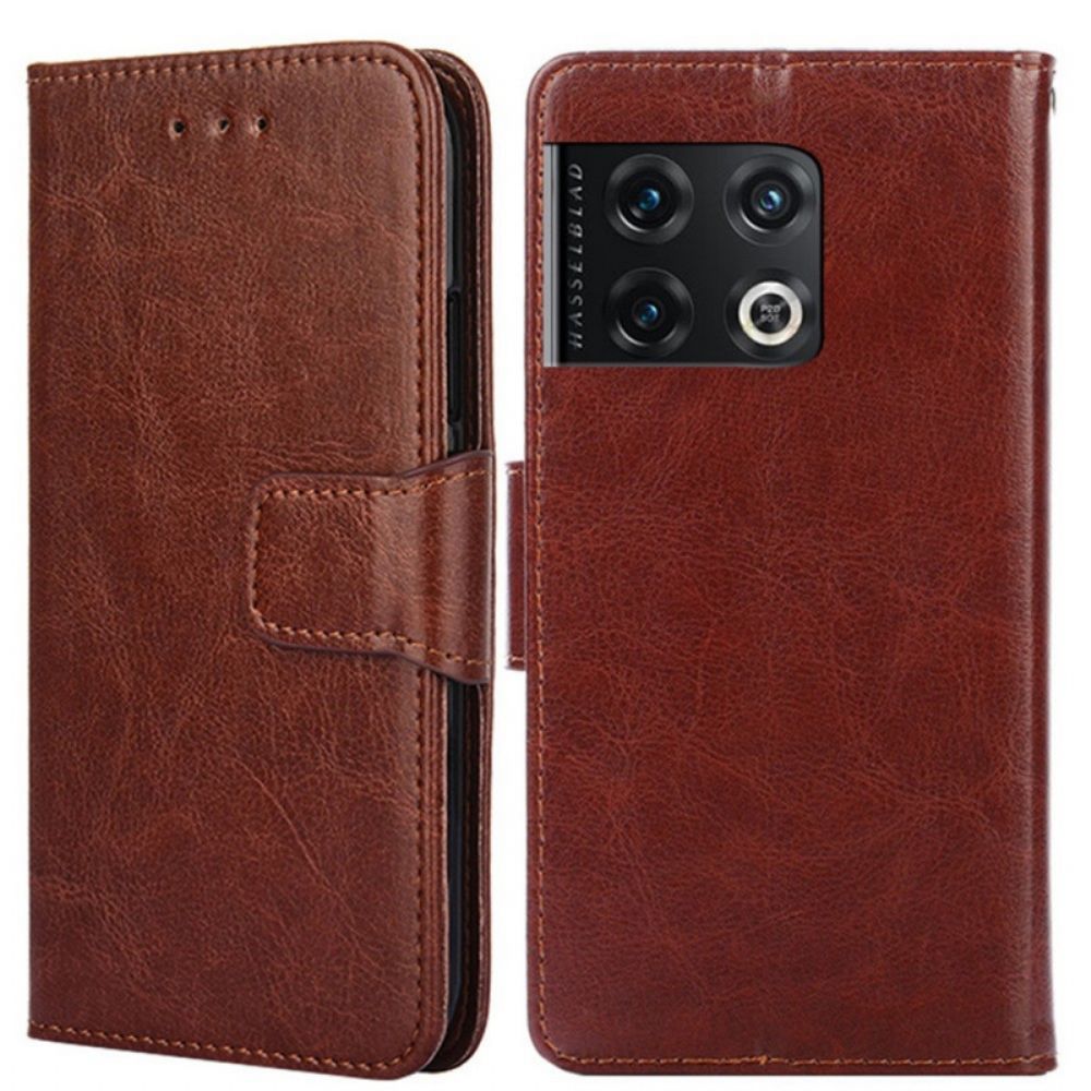 Flip Case Für OnePlus 10 Pro 5G Retro Kunstleder