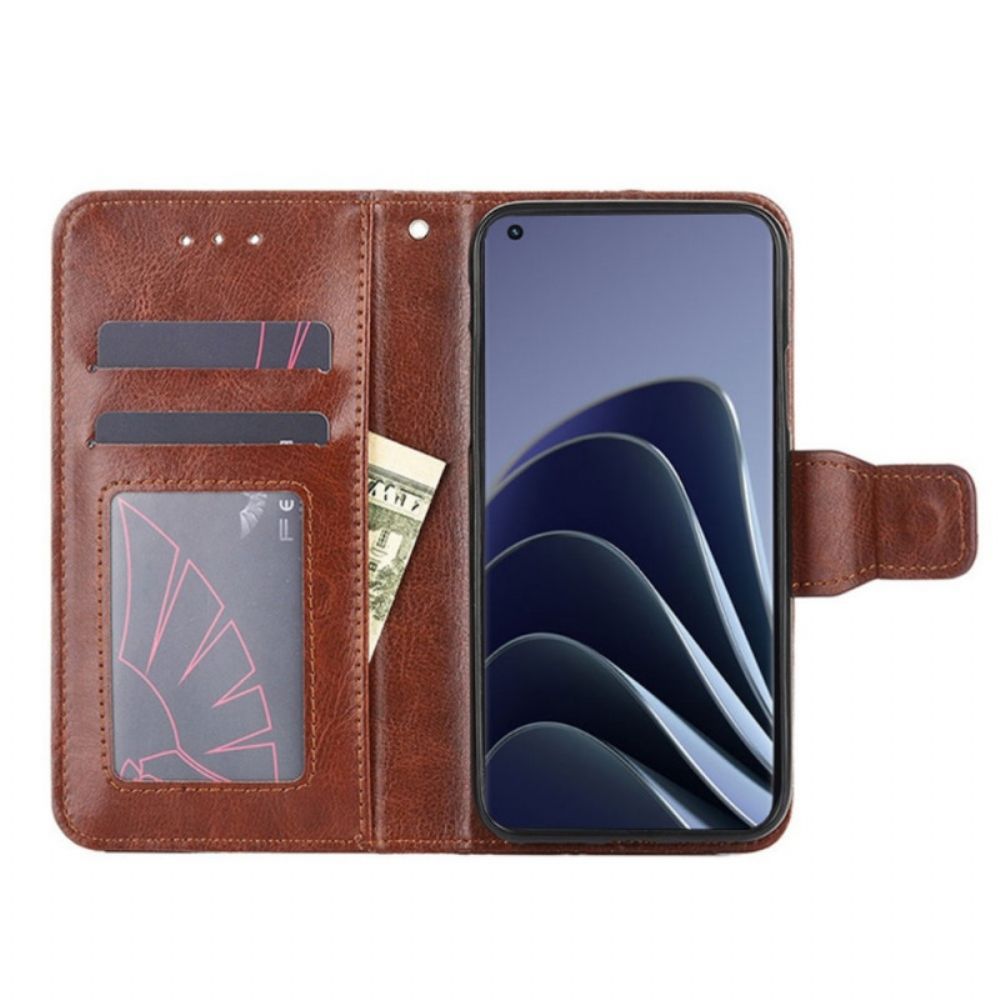 Flip Case Für OnePlus 10 Pro 5G Retro Kunstleder