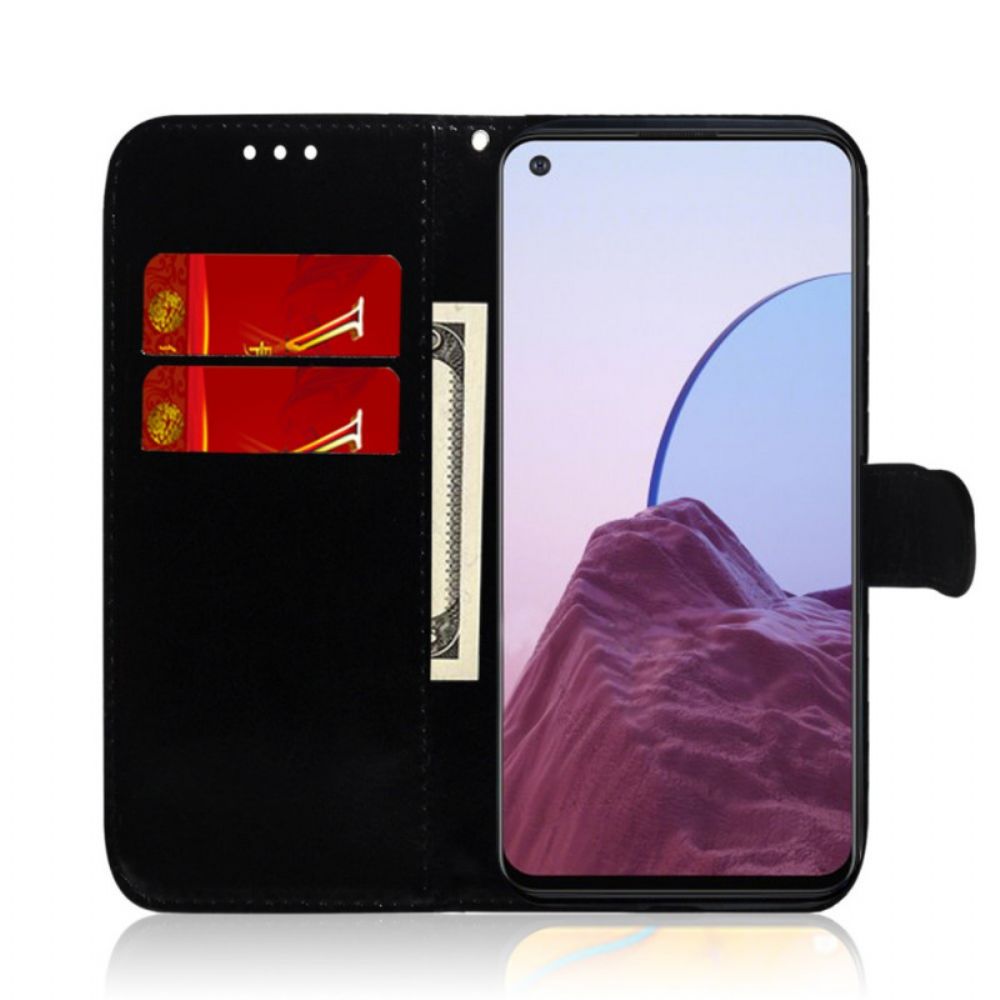 Flip Case Für OnePlus 10 Pro 5G Spiegel Mit Kunstlederbezug