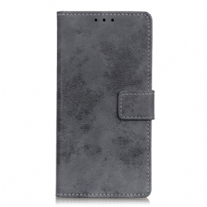 Flip Case Für OnePlus 10 Pro 5G Vintage-leder-effekt