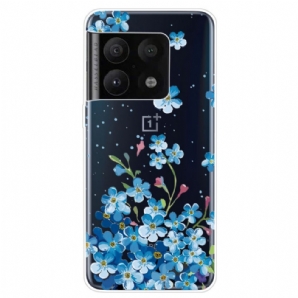 Handyhülle Für OnePlus 10 Pro 5G Blaue Blumen