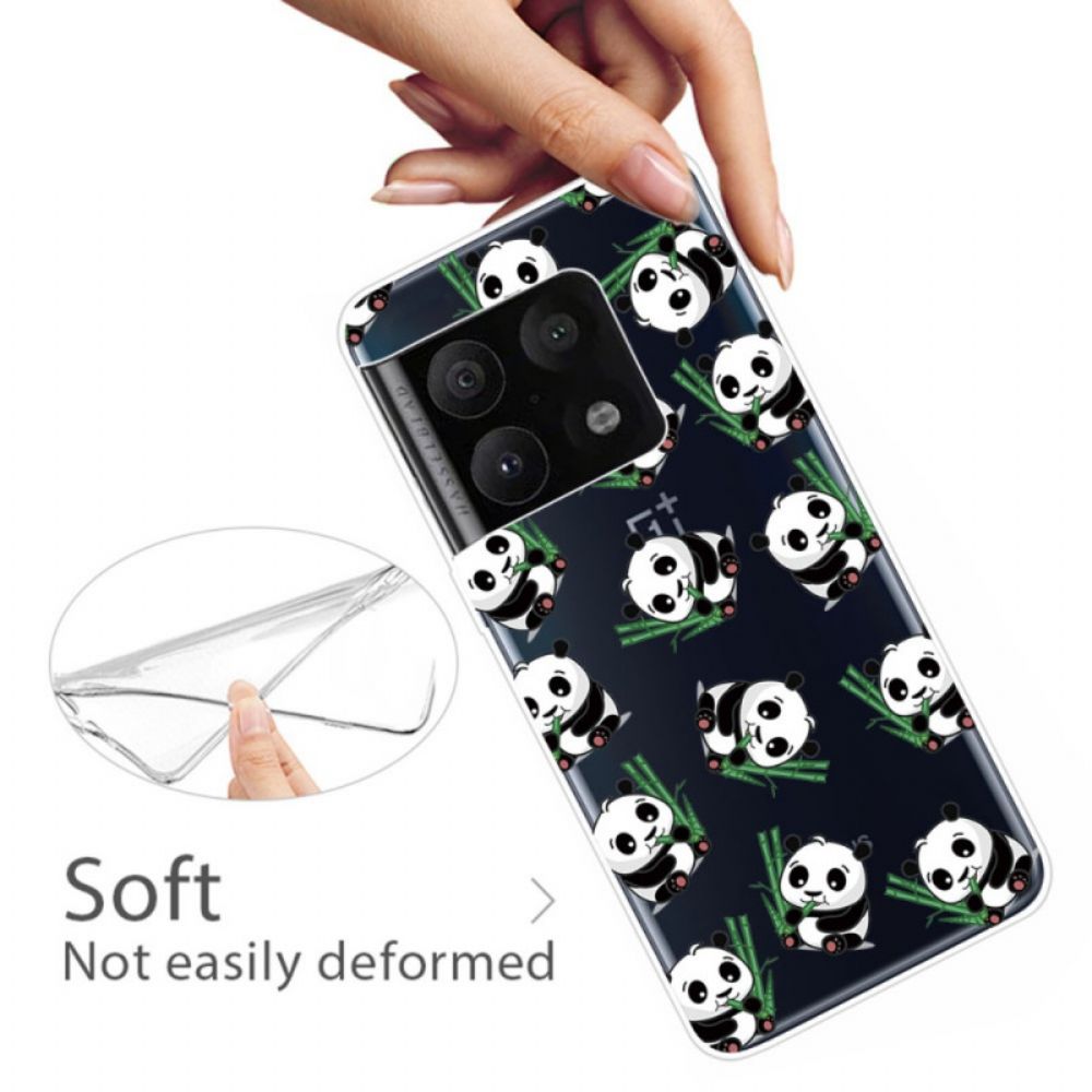 Handyhülle Für OnePlus 10 Pro 5G Kleine Pandas