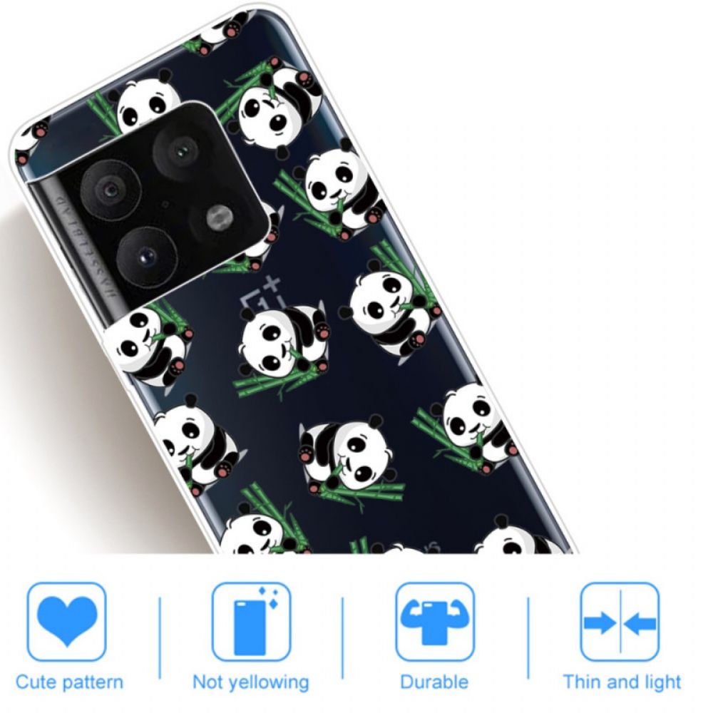 Handyhülle Für OnePlus 10 Pro 5G Kleine Pandas