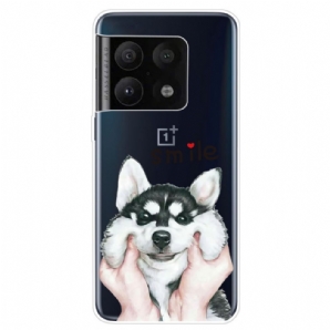 Handyhülle Für OnePlus 10 Pro 5G Lächle Hund