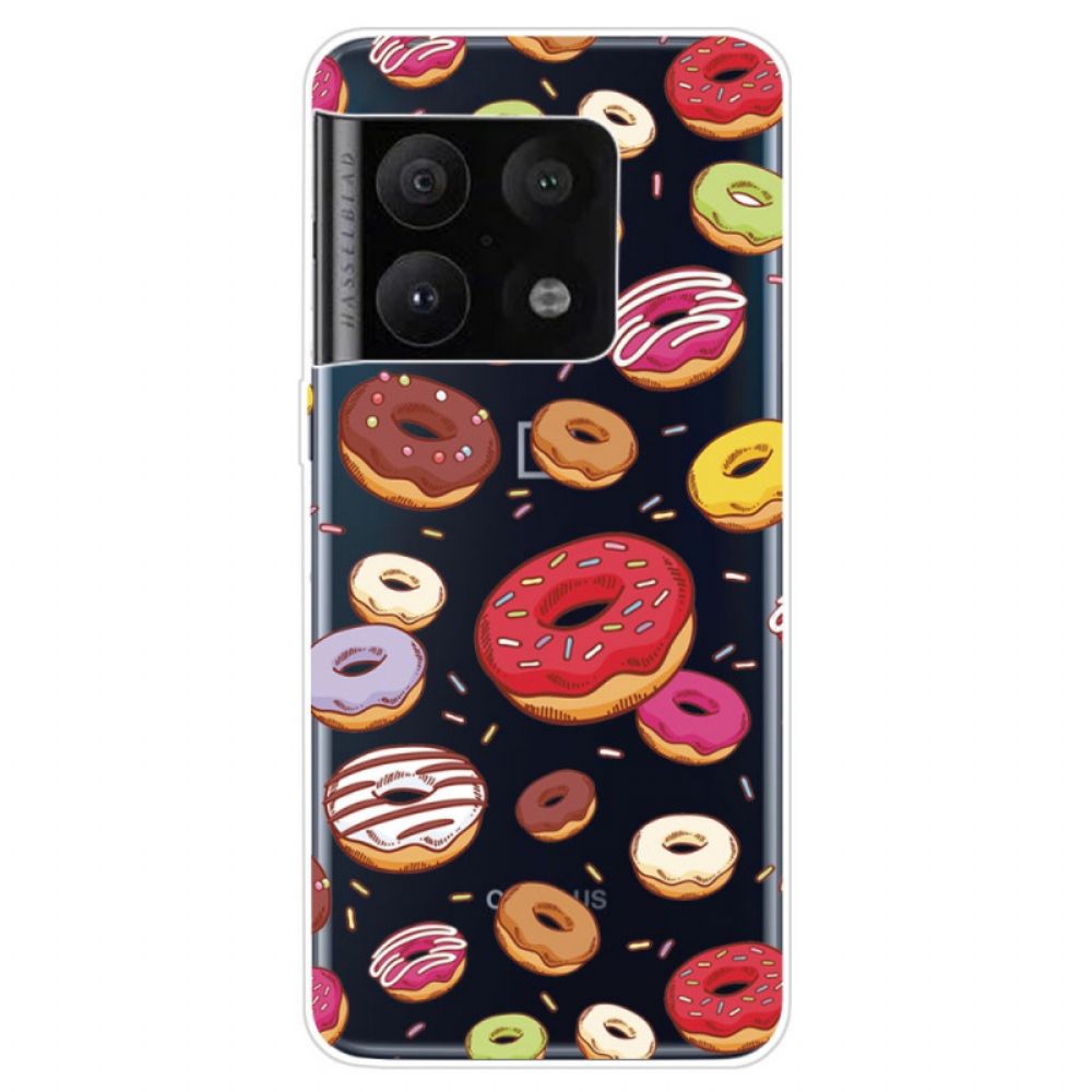 Handyhülle Für OnePlus 10 Pro 5G Liebe Donuts