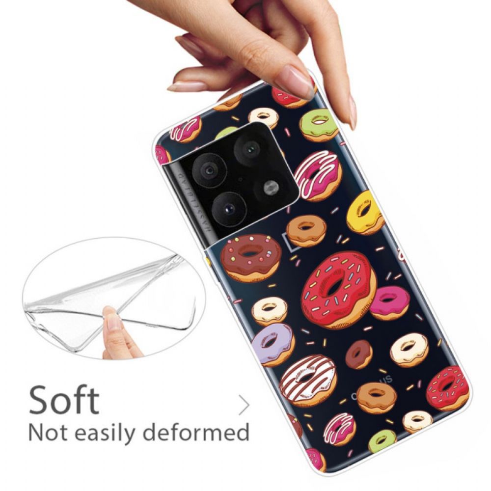 Handyhülle Für OnePlus 10 Pro 5G Liebe Donuts