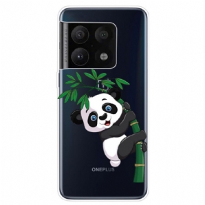 Handyhülle Für OnePlus 10 Pro 5G Panda Auf Bambus