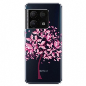 Handyhülle Für OnePlus 10 Pro 5G Rosa Baumkrone