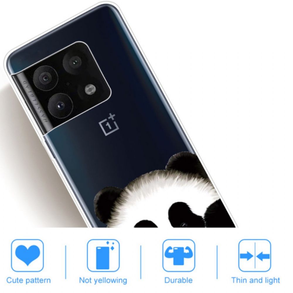 Handyhülle Für OnePlus 10 Pro 5G Transparenter Panda