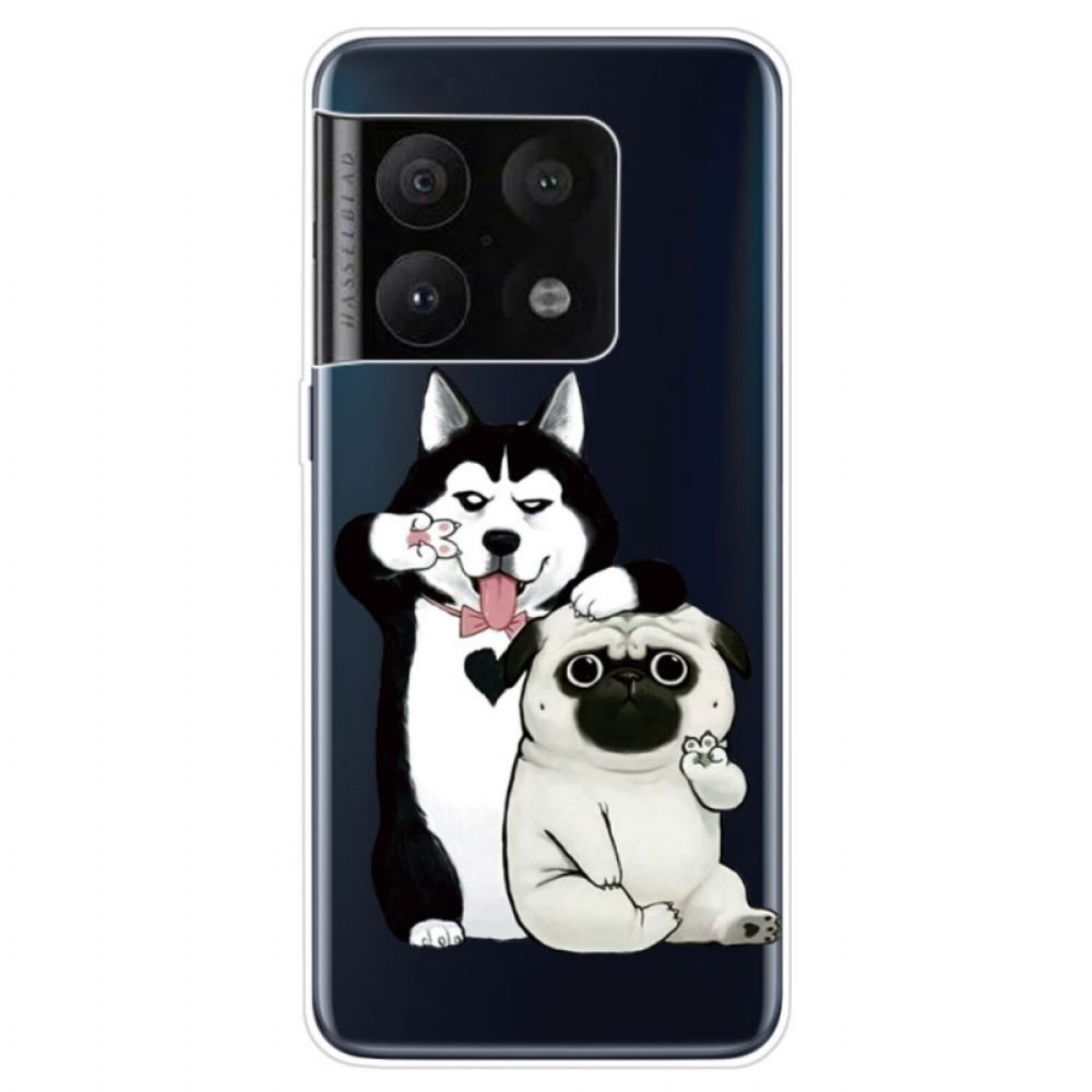 Hülle Für OnePlus 10 Pro 5G Lustige Hunde