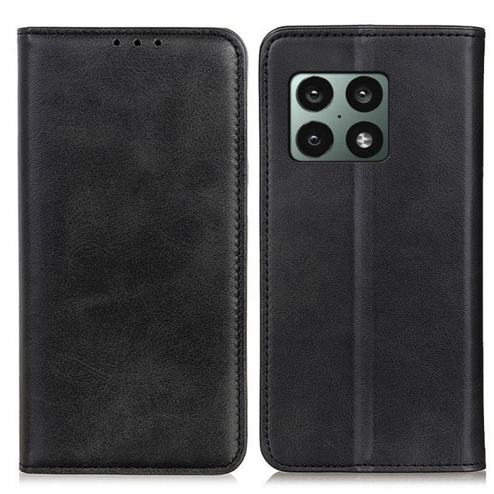 Schutzhülle Für OnePlus 10 Pro 5G Flip Case Elegance Spaltleder