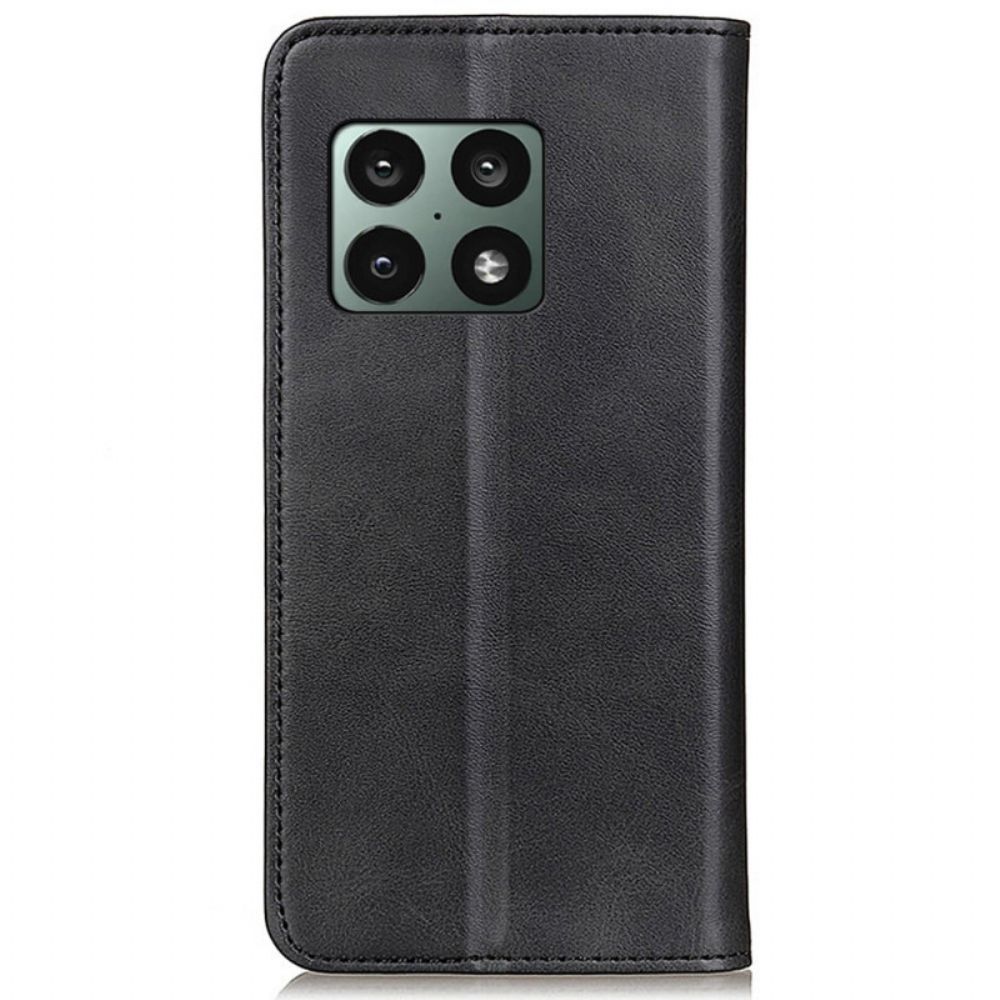 Schutzhülle Für OnePlus 10 Pro 5G Flip Case Elegance Spaltleder