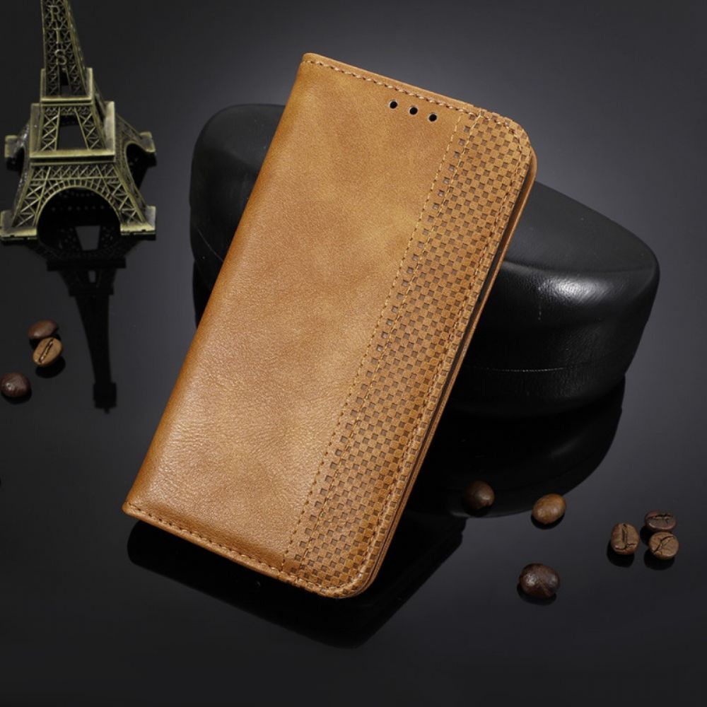 Schutzhülle Für OnePlus 10 Pro 5G Flip Case Gestylter Vintage-leder-effekt