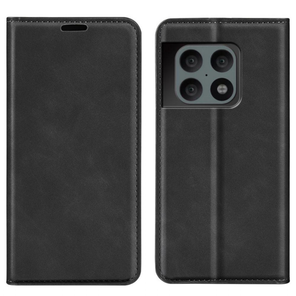 Schutzhülle Für OnePlus 10 Pro 5G Flip Case Seidenweicher Ledereffekt